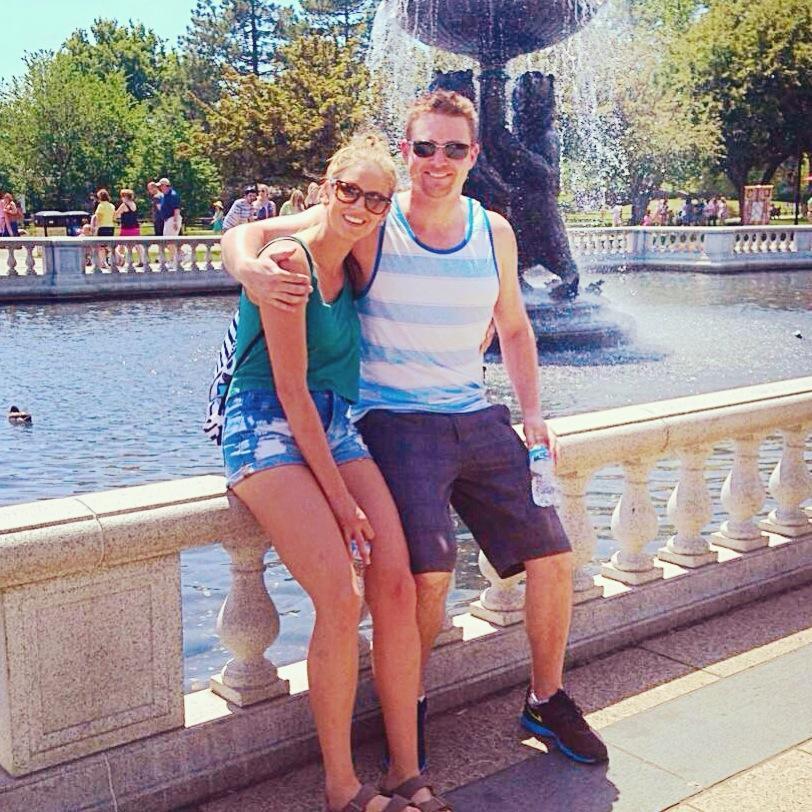 Our second date and where Clint proposed!