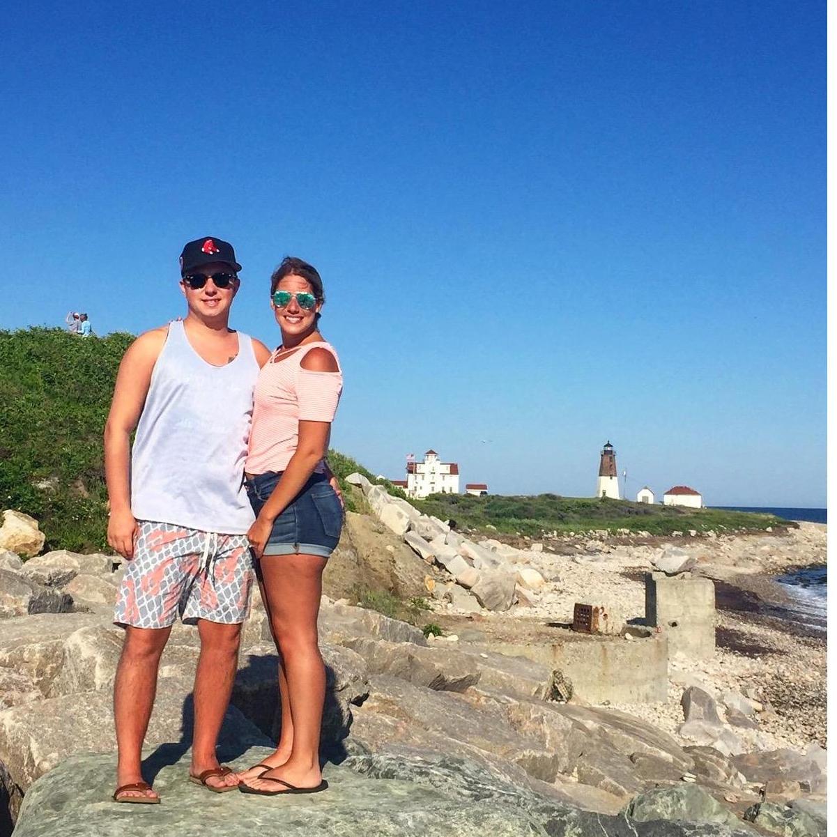 One of our favorite summer spots! -Narragansett, RI (I totally converted Mike to a beach guy)