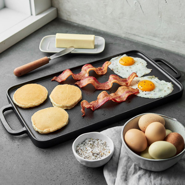 GreenPan Bobby Flay Reversible Cast Iron Grill Griddle - Thumbnail 3