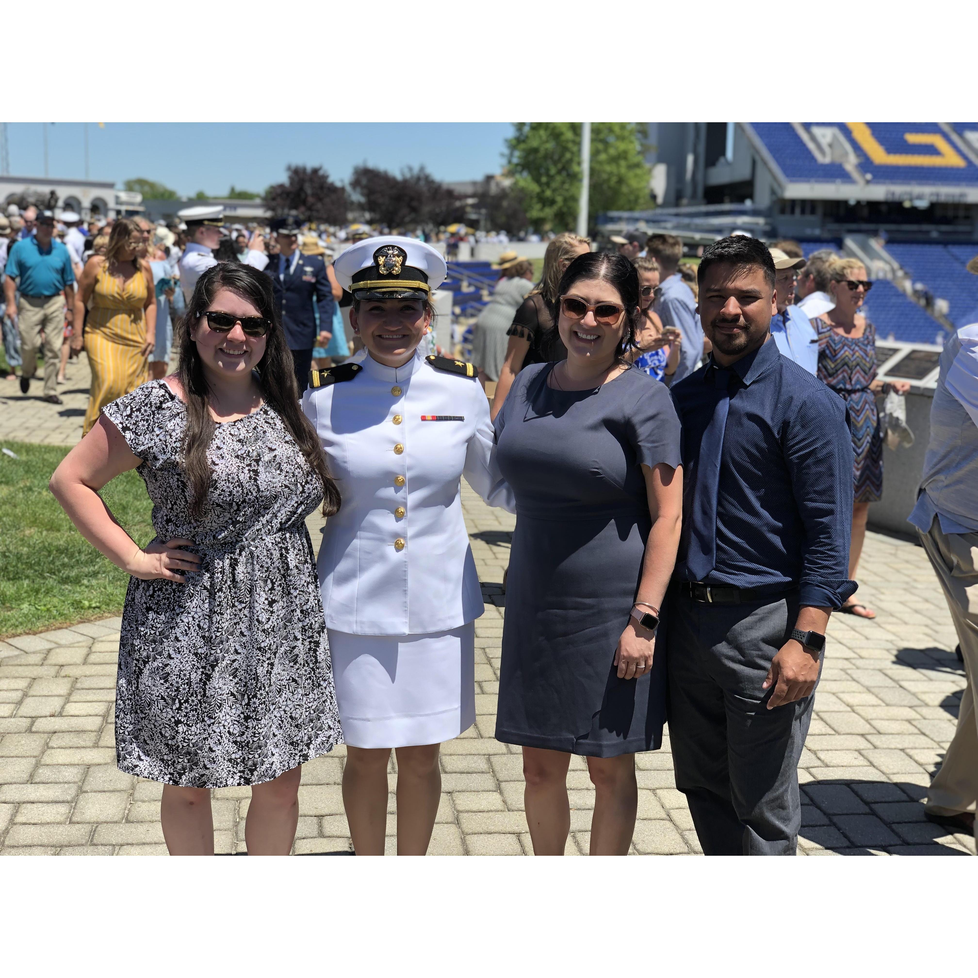 Jessica's sister's graduation from the US Naval Academy, Annapolis, MD