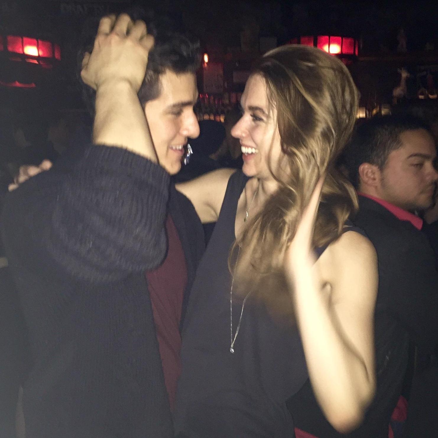 We first said "I Love You" hours after this photo was taken at a friend's birthday party. We don't know the guy in the back, but we hope he's thriving.