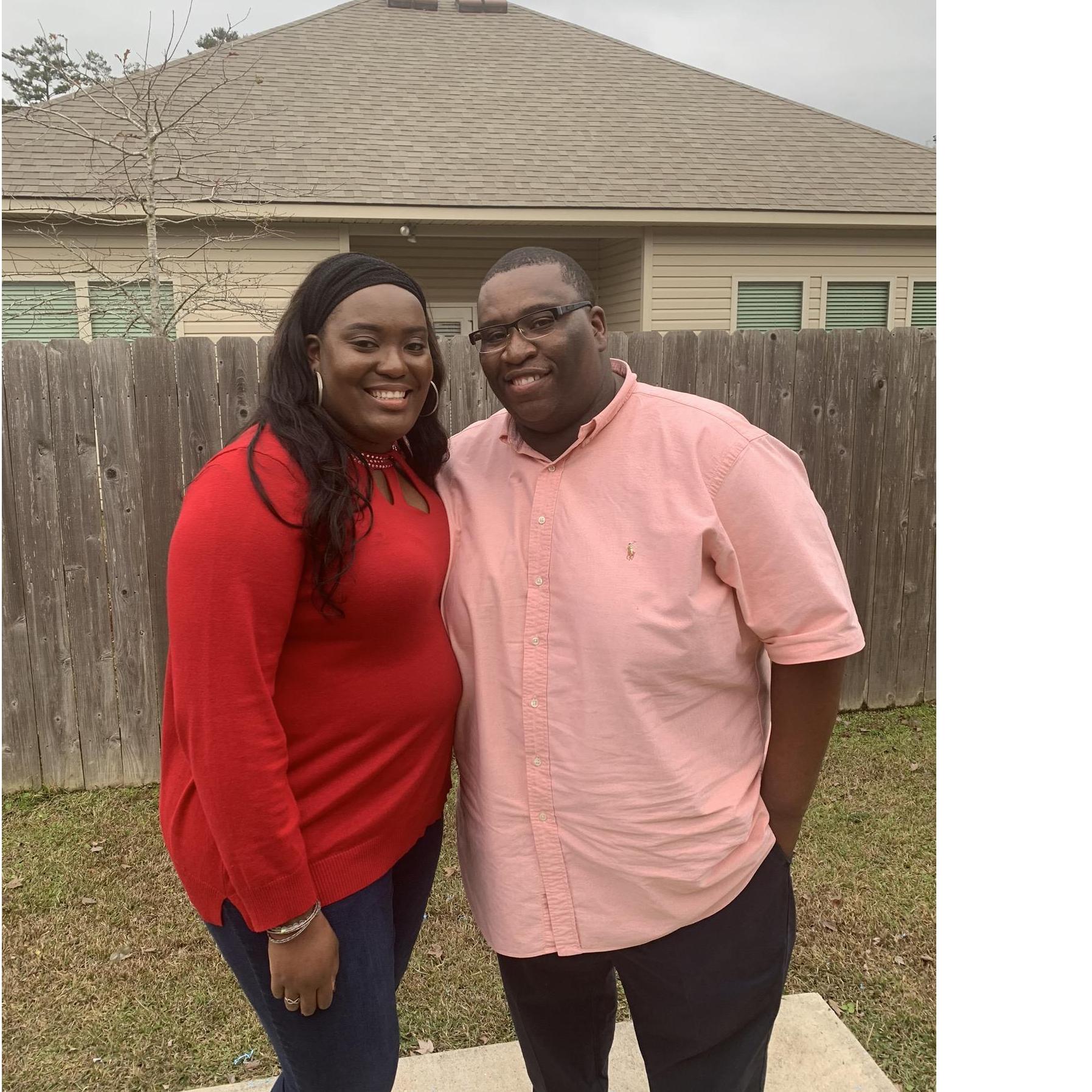 Our last Christmas as "singles"!