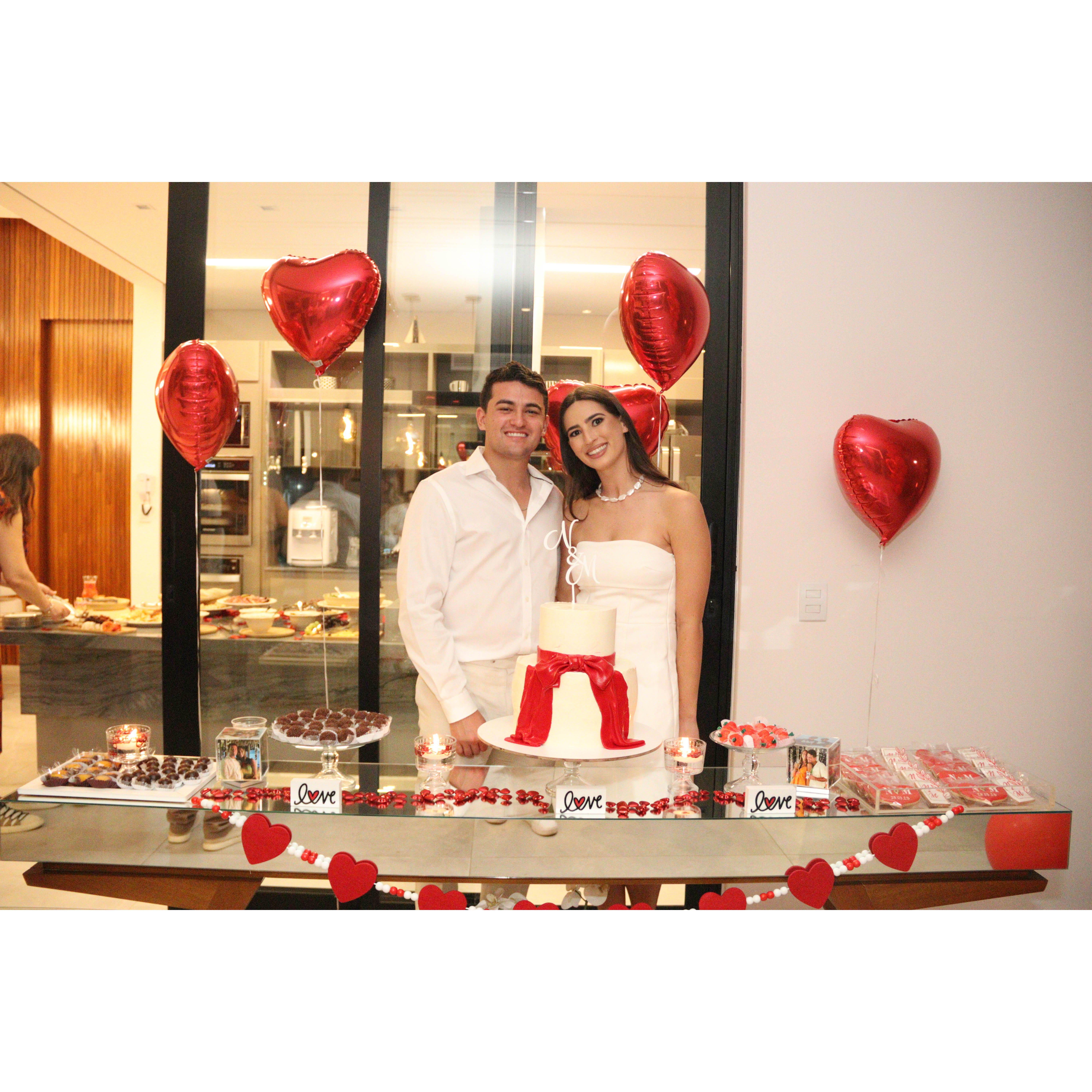 Our surprise engagement party in Brazil, 2025