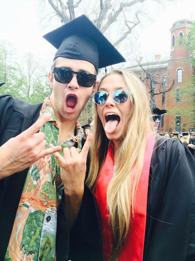 Graduation day at the University of Colorado.