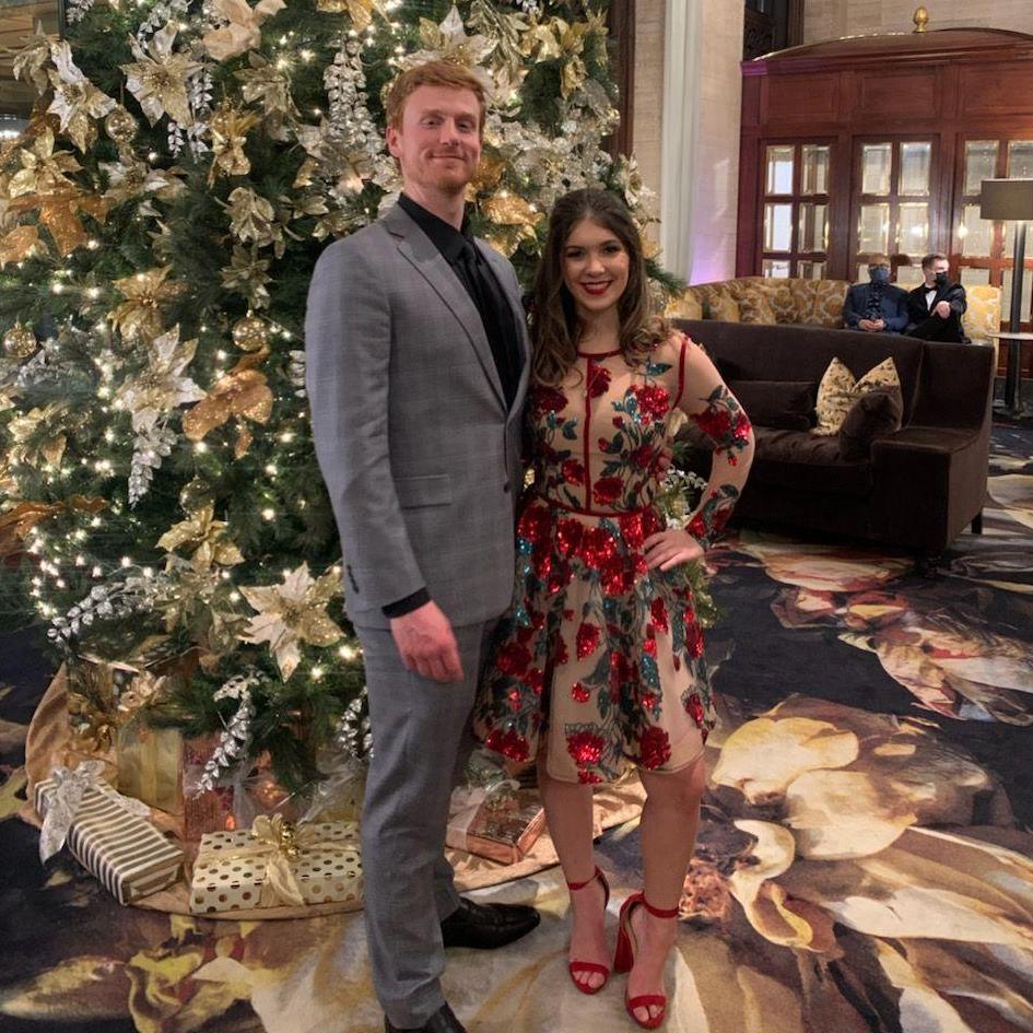 First holiday work party together!