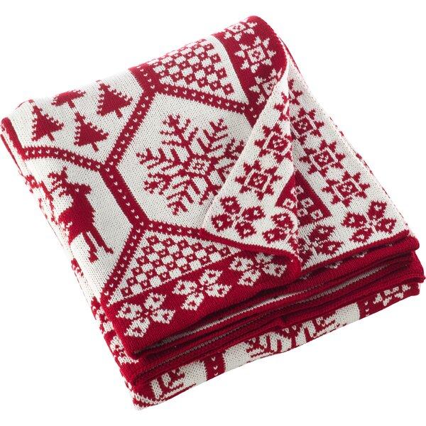Austell Christmas Knitted Throw