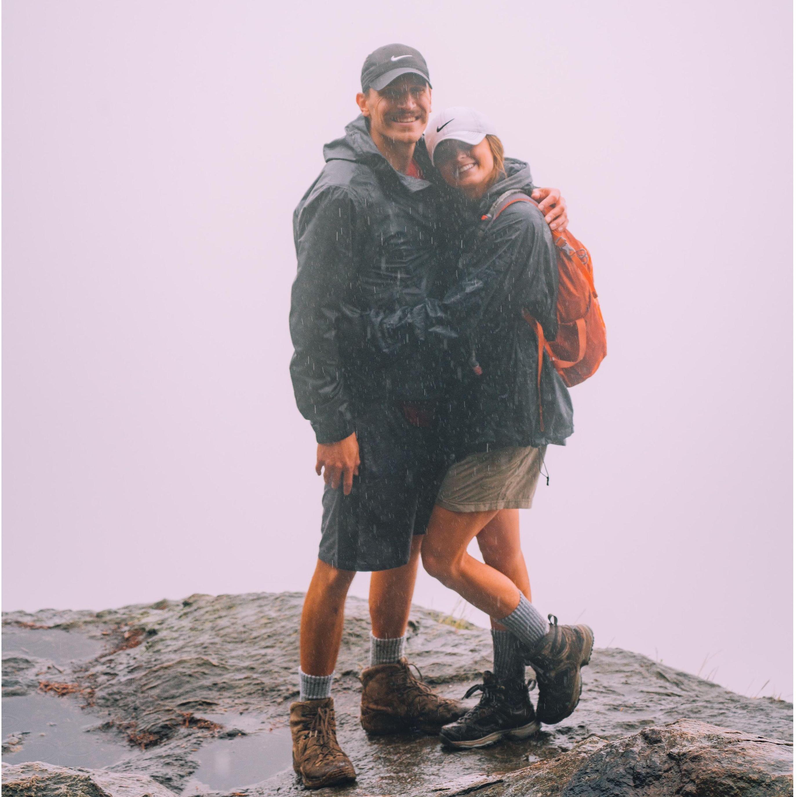 very rainy hike in one of our favorite cities!