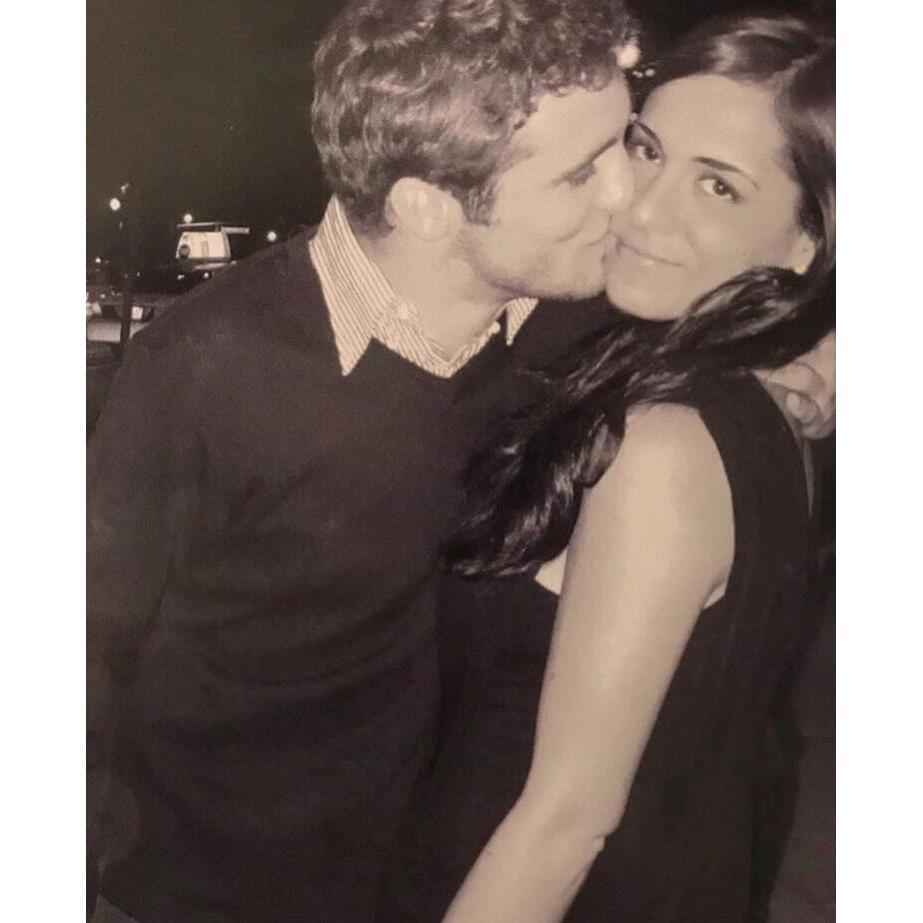 Young love! 💘 Both at age 21 in this classic pic, A + R attend Rachel's Senior Ball at the Boston University Museum of Fine Arts.
