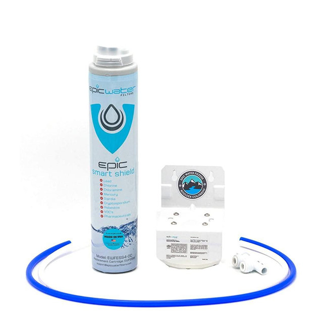Epic Smart Shield | Under Sink Water Filter | Inline Water Filter | NSF 53 Water Filter | Water Filter For Sink | American Made Filter | Tap Water Filter | Water Filtration System | Zero Water Wasted