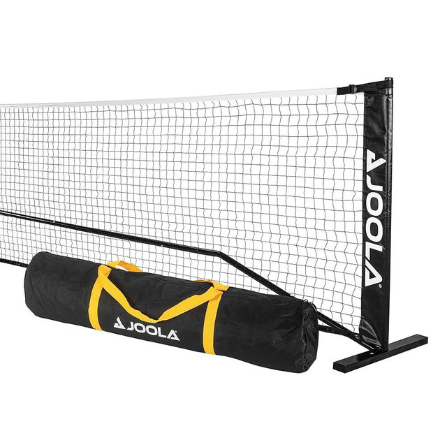 JOOLA Elemental Pickleball Net - Regulation Height 36" Posts & 34" Center, USAPA Recommended 22' Length - Steel Frame & Durable Net, Portable Pickleball Net Includes Carry Bag, Quick & Easy Assembly