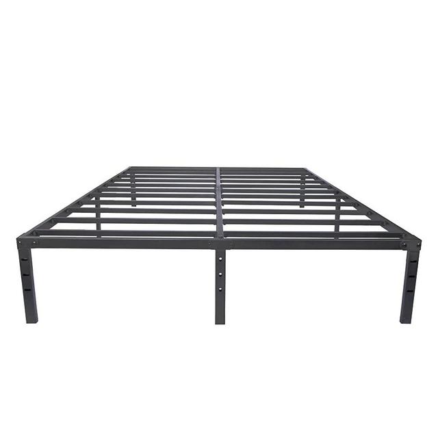 NEW JETO Metal Bed Frame-Simple and Atmospheric Metal Platform Bed Frame, Storage Space Under The Bed Heavy Duty Frame Bed, Durable Queen Size Bed Frame, Suitable for Bedroom, Queen