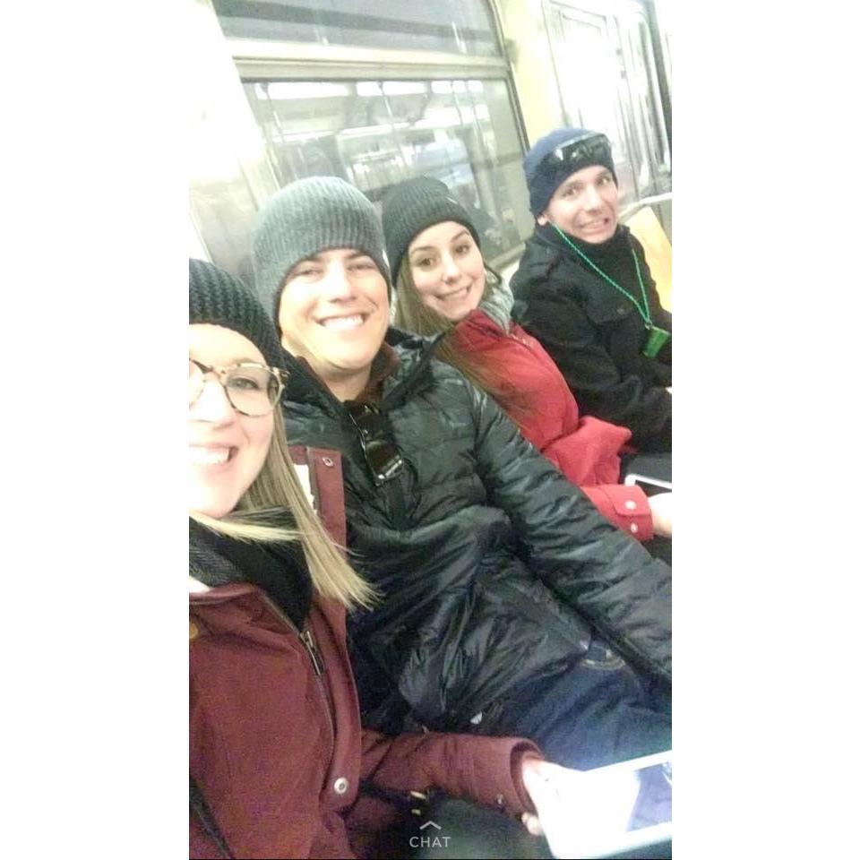 Got to visit NYC with Sarah and Trevor for St. Patty's Day! Veryyyy cold. "Don't worry about it!" - inside joke