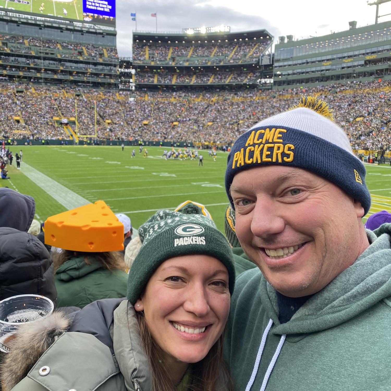at Lambeau Field
