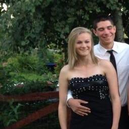 The awkward homecoming picture, as promised.