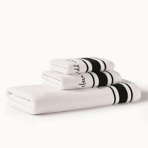 kate spade new york Daisy Place Embroidered Bath Towels - Color: White