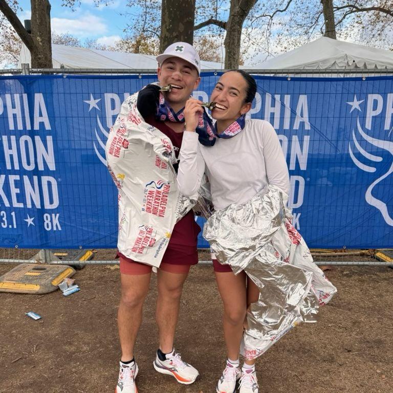 ran a full marathon in philly in nov 2024