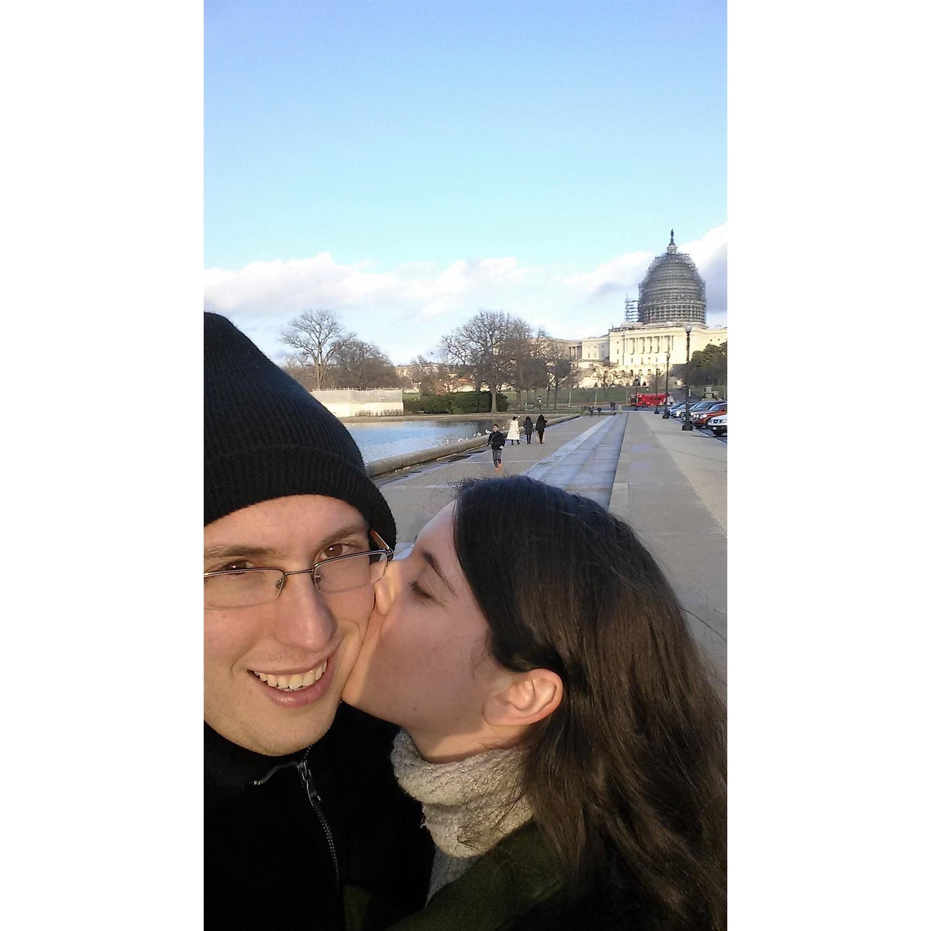 Washington, D.C., January 2016. Our first vacation in one of our favorite cities (and, we got to visit Monte, Amelia, and Merit, pre-Flynn).