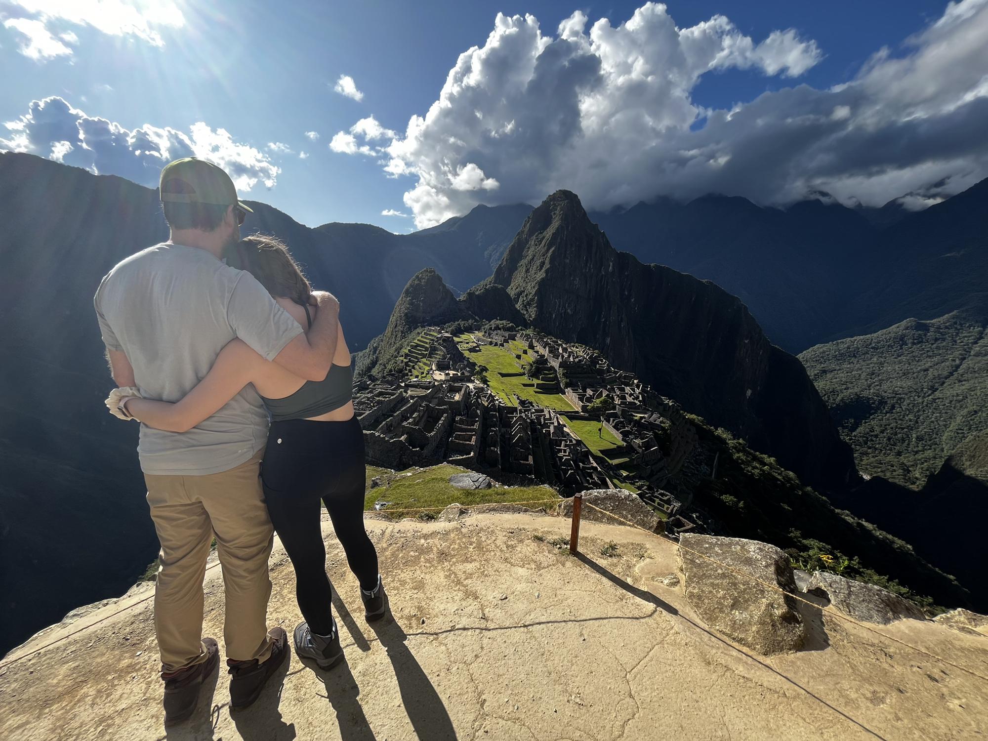 The views after hiking to Machu Picchu 💪🏻