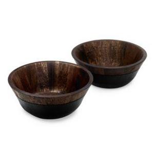 Noritake - Serveware, Set of 2 Kona Wood Small Bowls