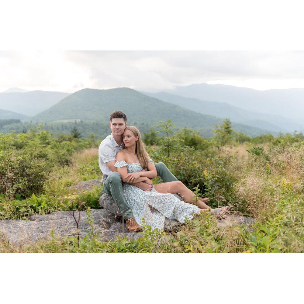 Engagement pictures at Black Balsm