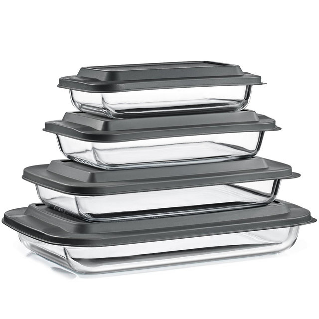 Sorbus Glass Meal Prep Containers with Airtight Lids