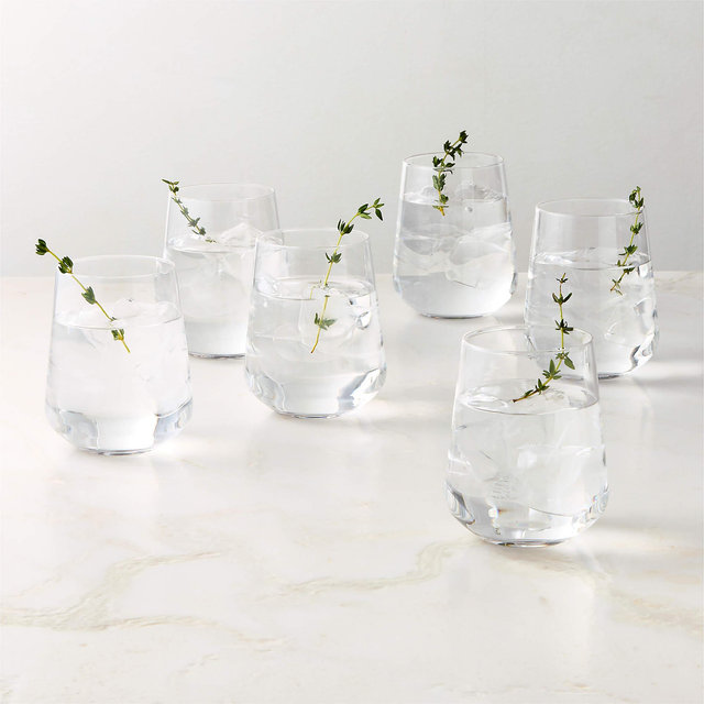 Muse Double Old-Fashioned Glasses Set of 6