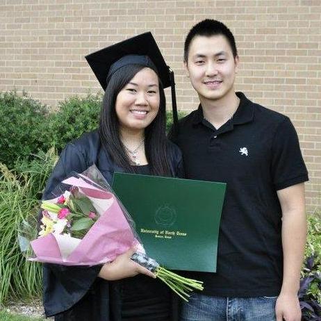 Rosanna's graduation from UNT! Eagle claw! Caw Caw! lol