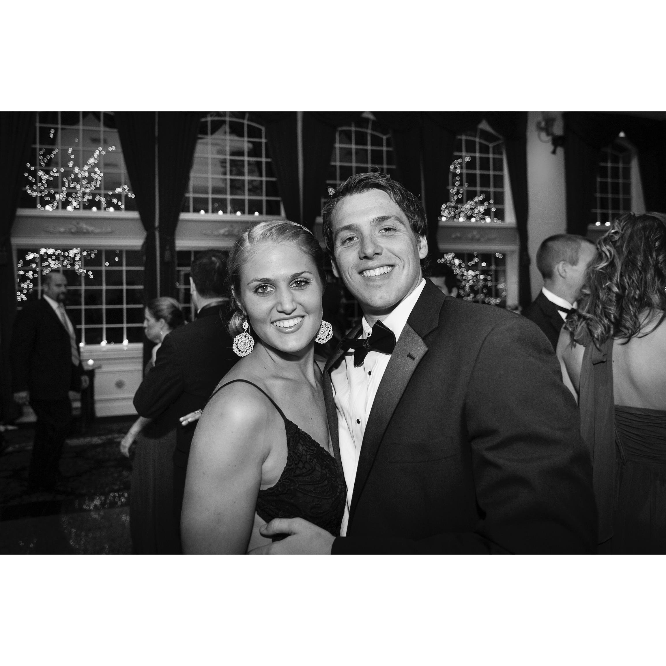 Our first wedding together as a couple!