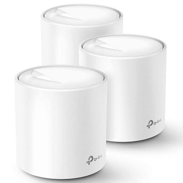 TP-Link Deco X20 WiFi 6 Mesh WiFi, AX1800 Whole Home WiFi System, Covers up to 5800 Sq. Ft, Next-Gen Wi-Fi 6, Replaces Routers and WiFi Extenders, Parental Control, Works with Alexa(3-Pack)