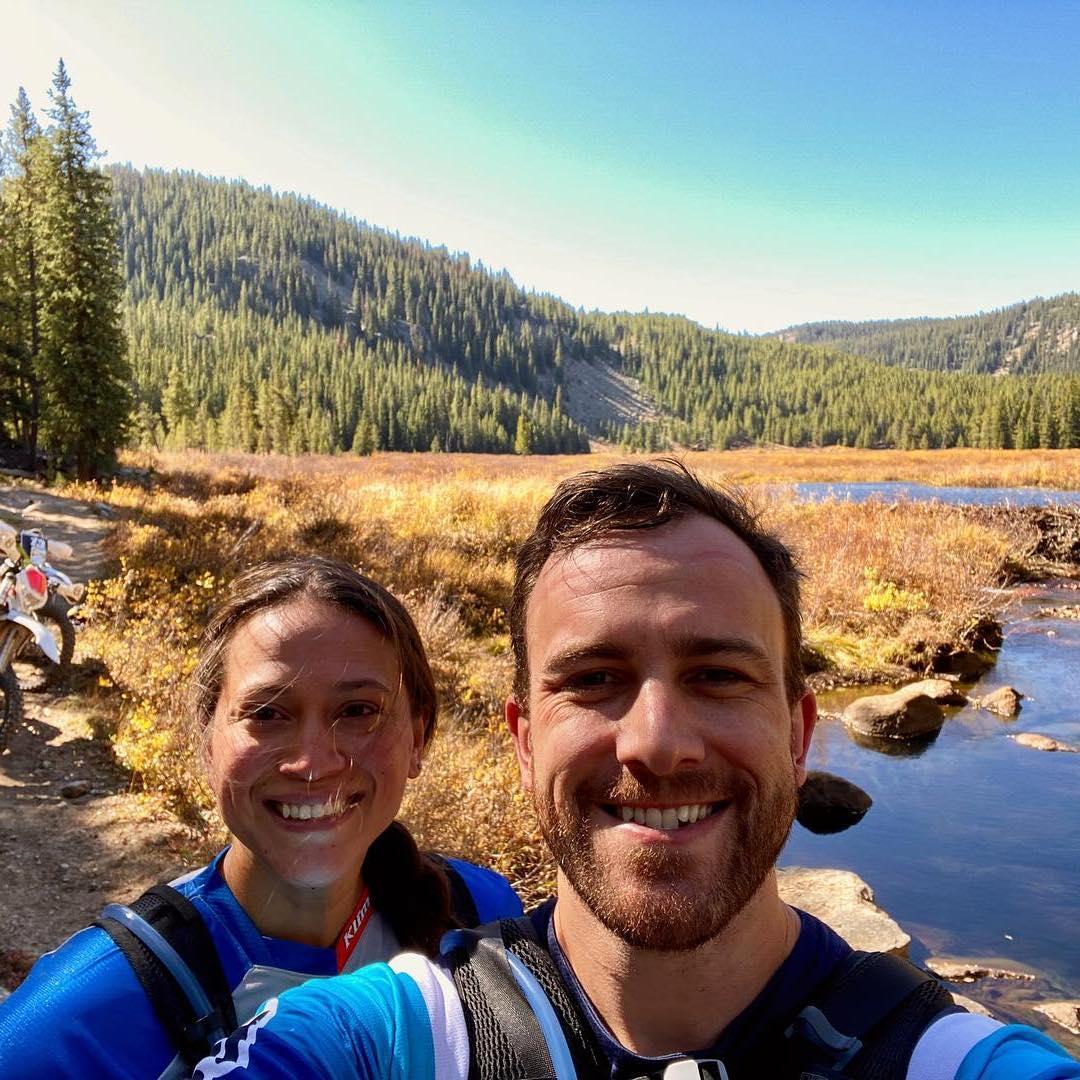 Dirt biking around Taylor Park during peak leaf-peeping season was incredible!