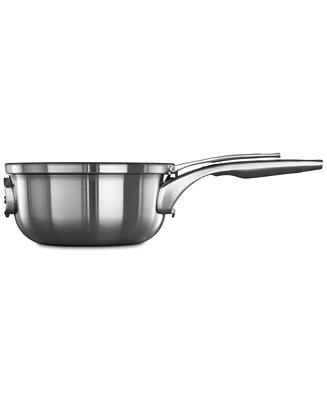 Calphalon Premier Space-Saving Stainless Steel 2.5-Qt. Chef's Pan & Lid