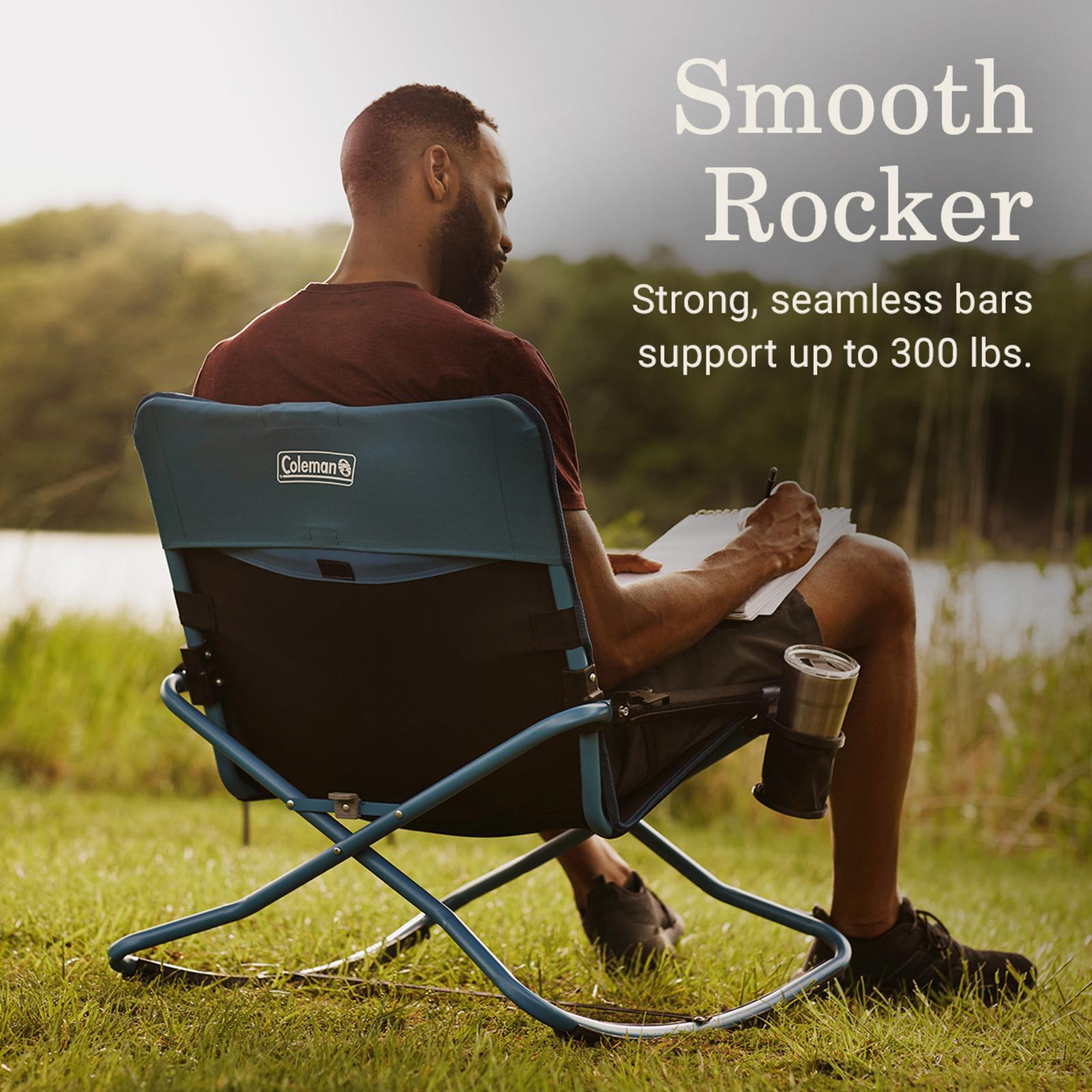 テーブル・チェア・ハンモック Coleman Outdoor Chair Coleman Outpost Elite Deck Chair with Side Table 2000032011