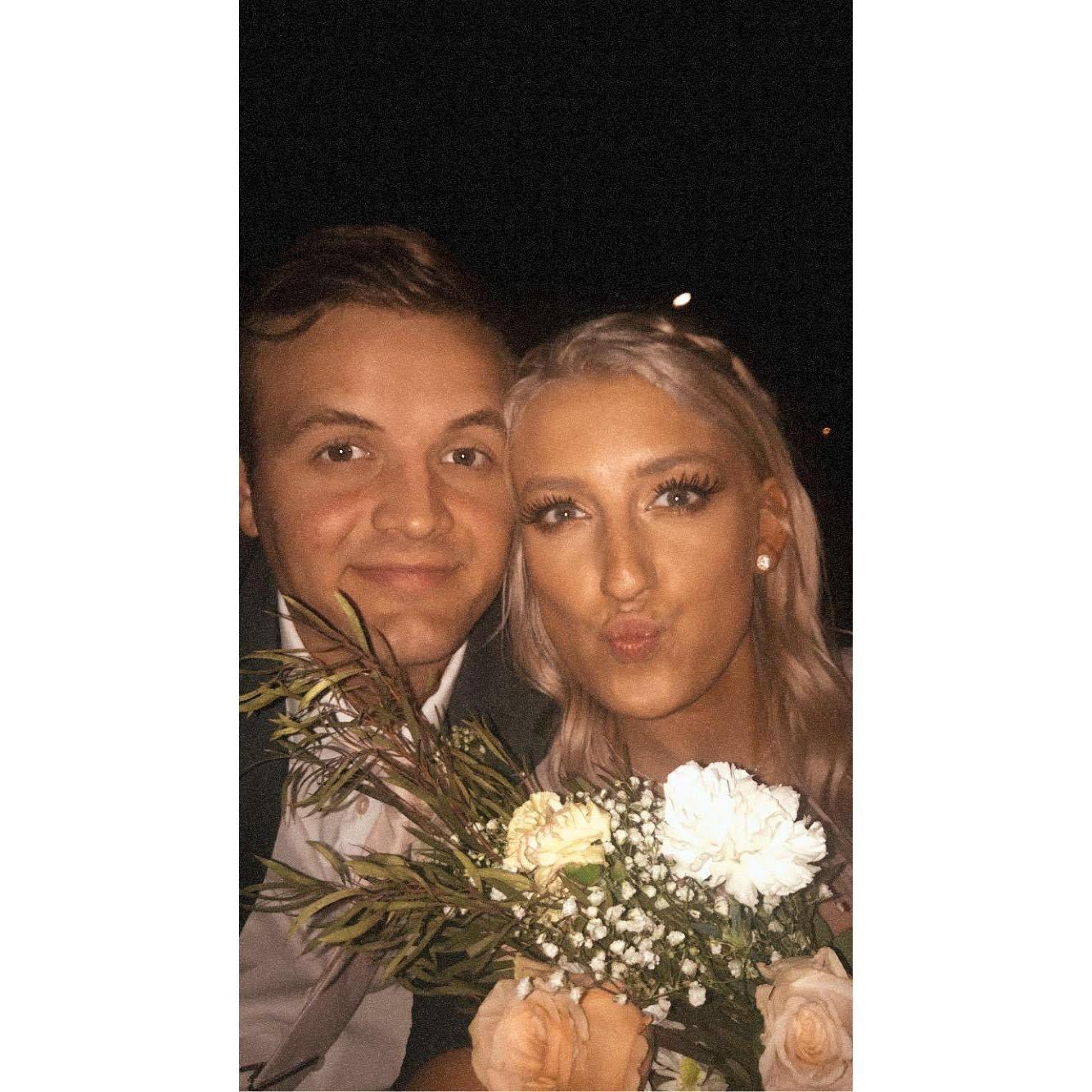 Cameron and Nile's wedding.