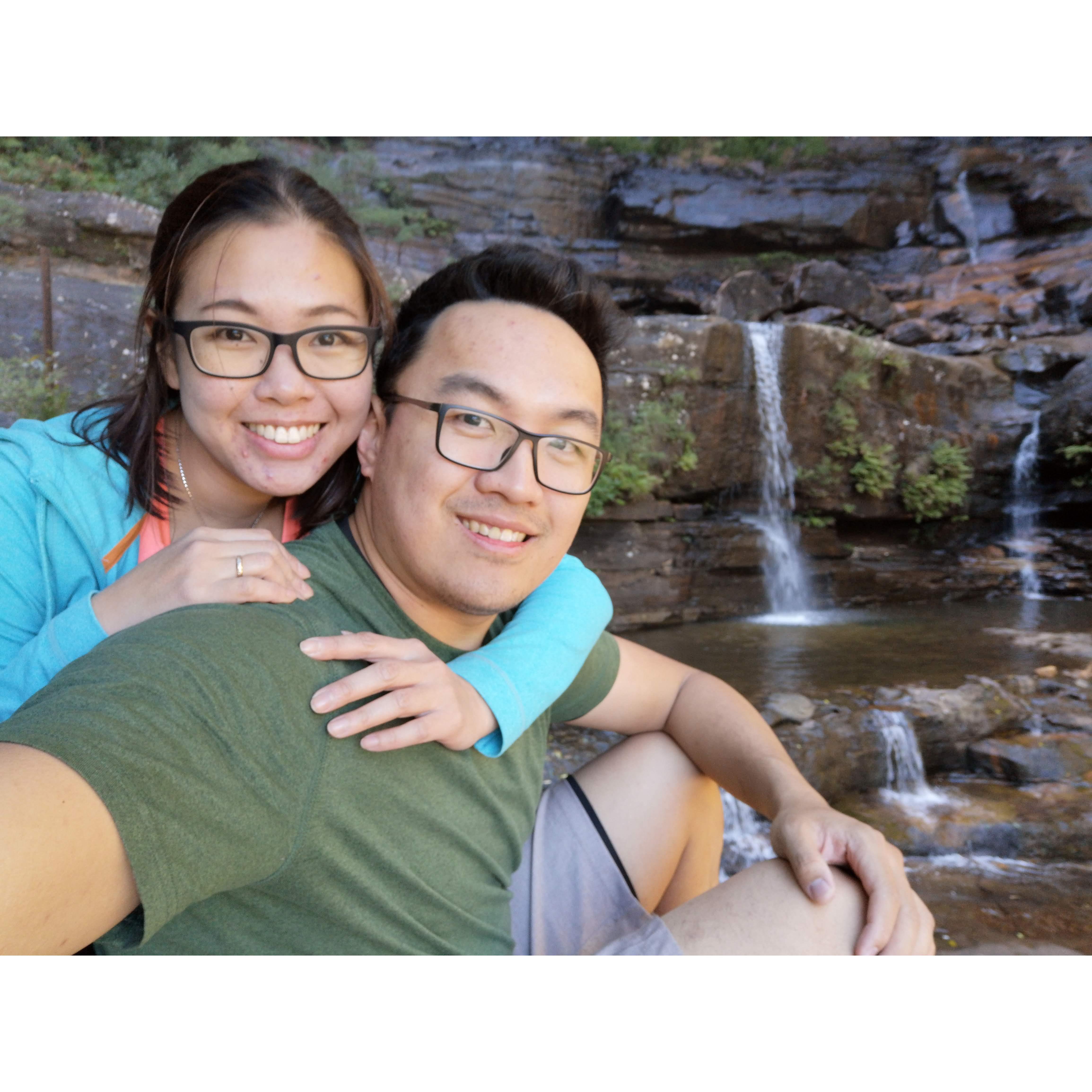 My first "bush walking" in Sydney!