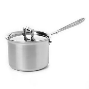 All-Clad - All Clad d5 Stainless Brushed 2 Quart Sauce Pan with Lid