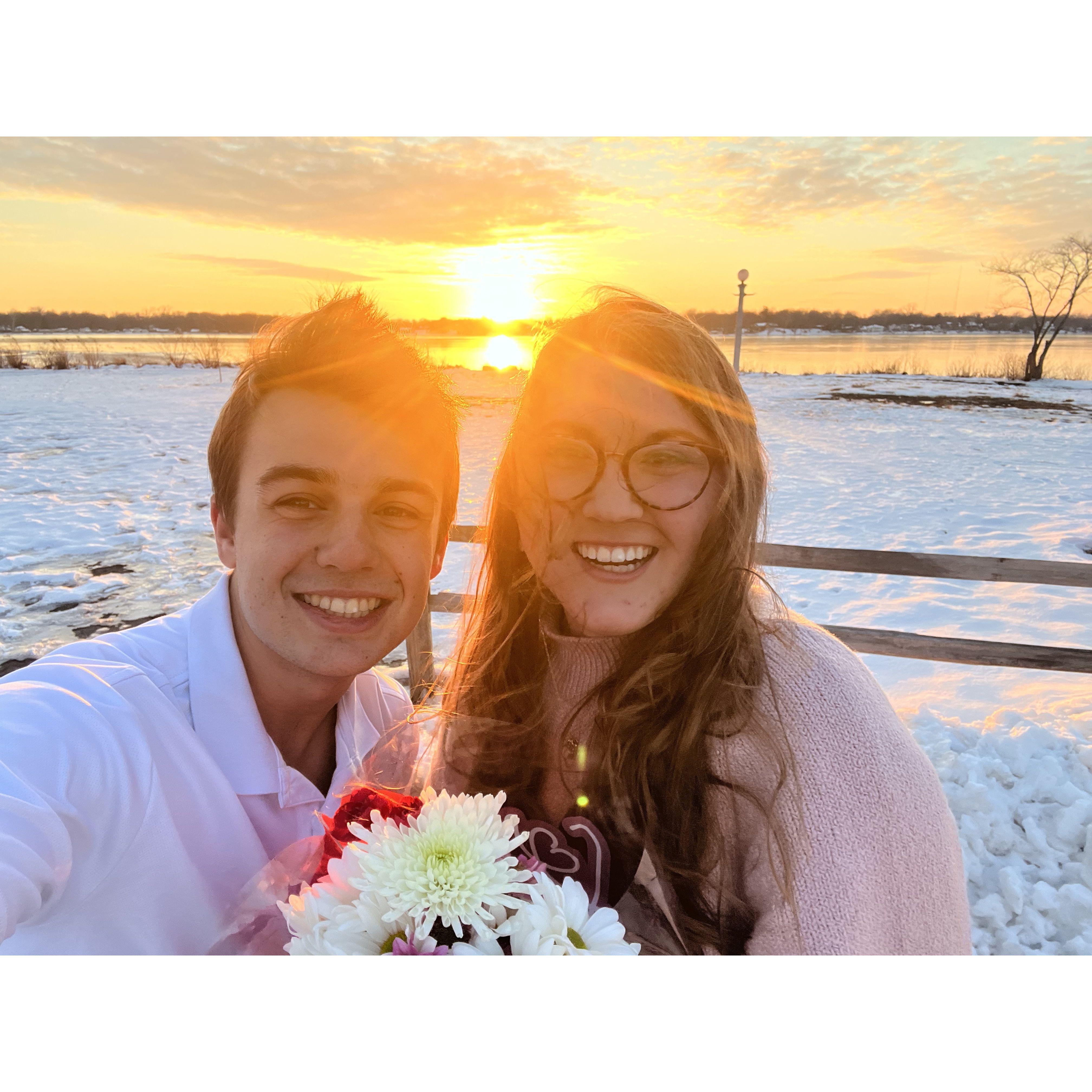 Our first date!