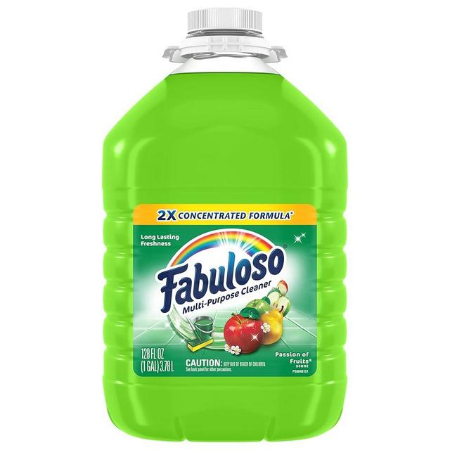 Fabuloso All Purpose Cleaner, Floor Cleaner, Makes 64 Gallons per Bottle - 128oz