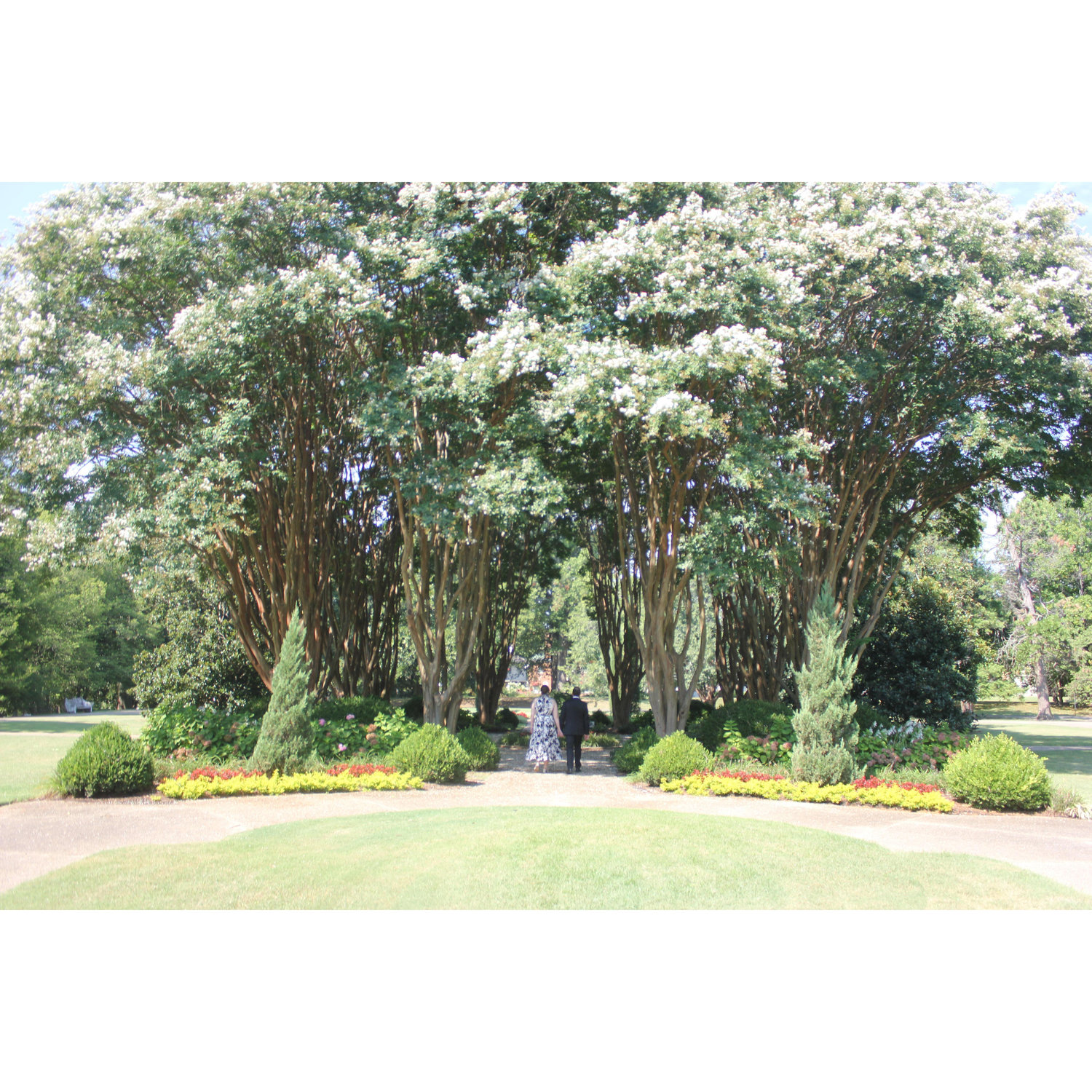 Our wedding ceremony was held in Overton Park on a sunny August morning.