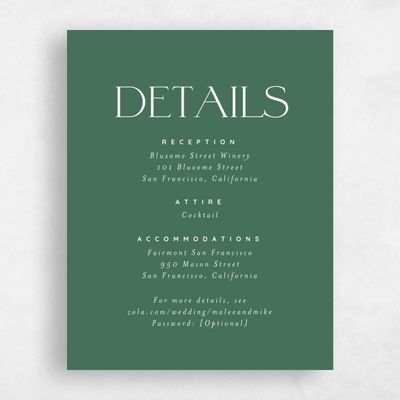 Hunter, Green Wedding Enclosure - Buenos