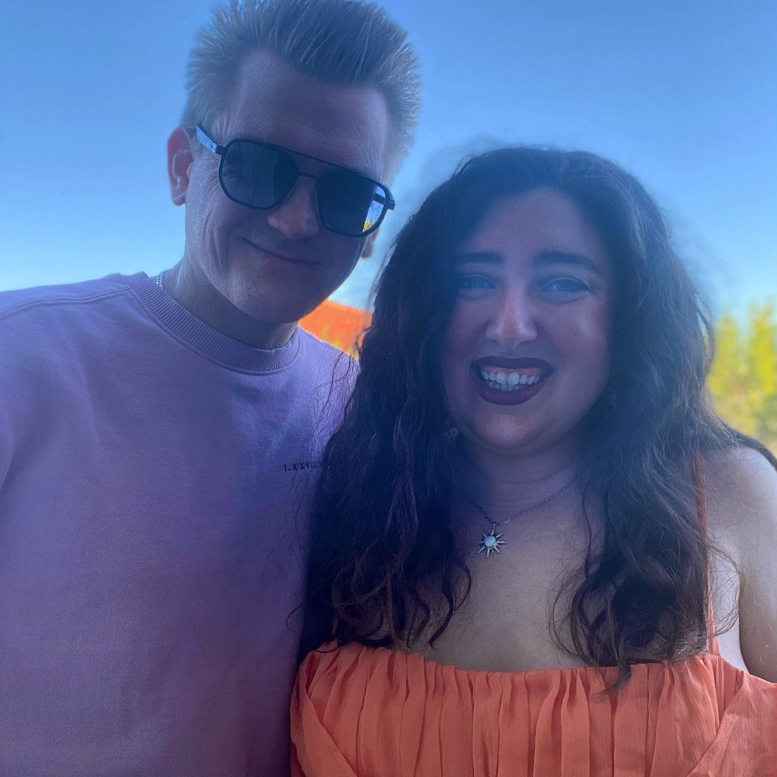 Clayman and Alanna’s first New Year’s together