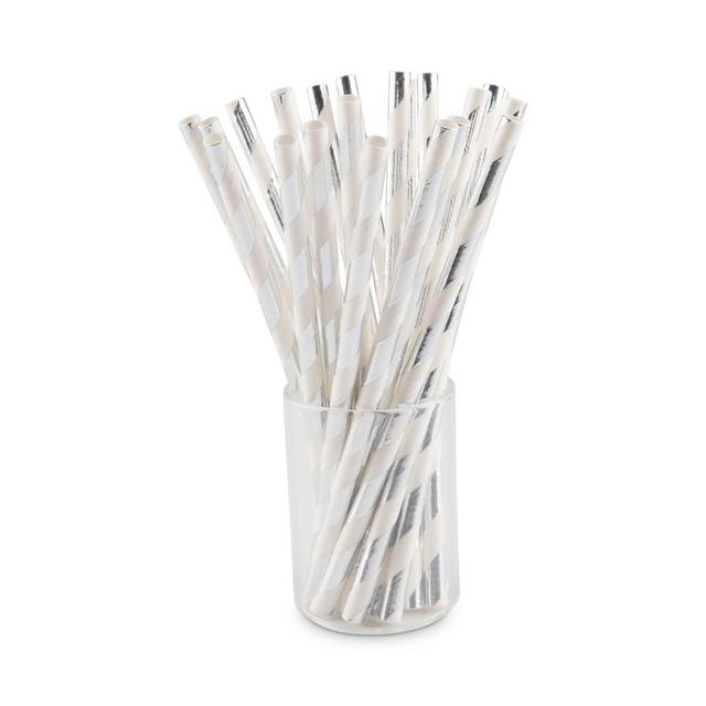 Sophistiplate Glam Cocktail Straws, Set of 50