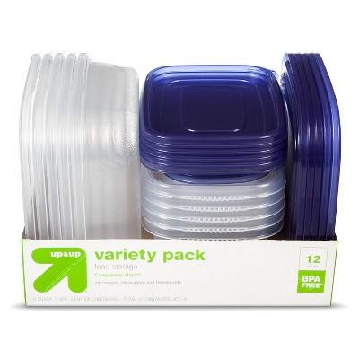 Container Variety Pack - 12ct - Up&Up™ (Compare to Glad®)