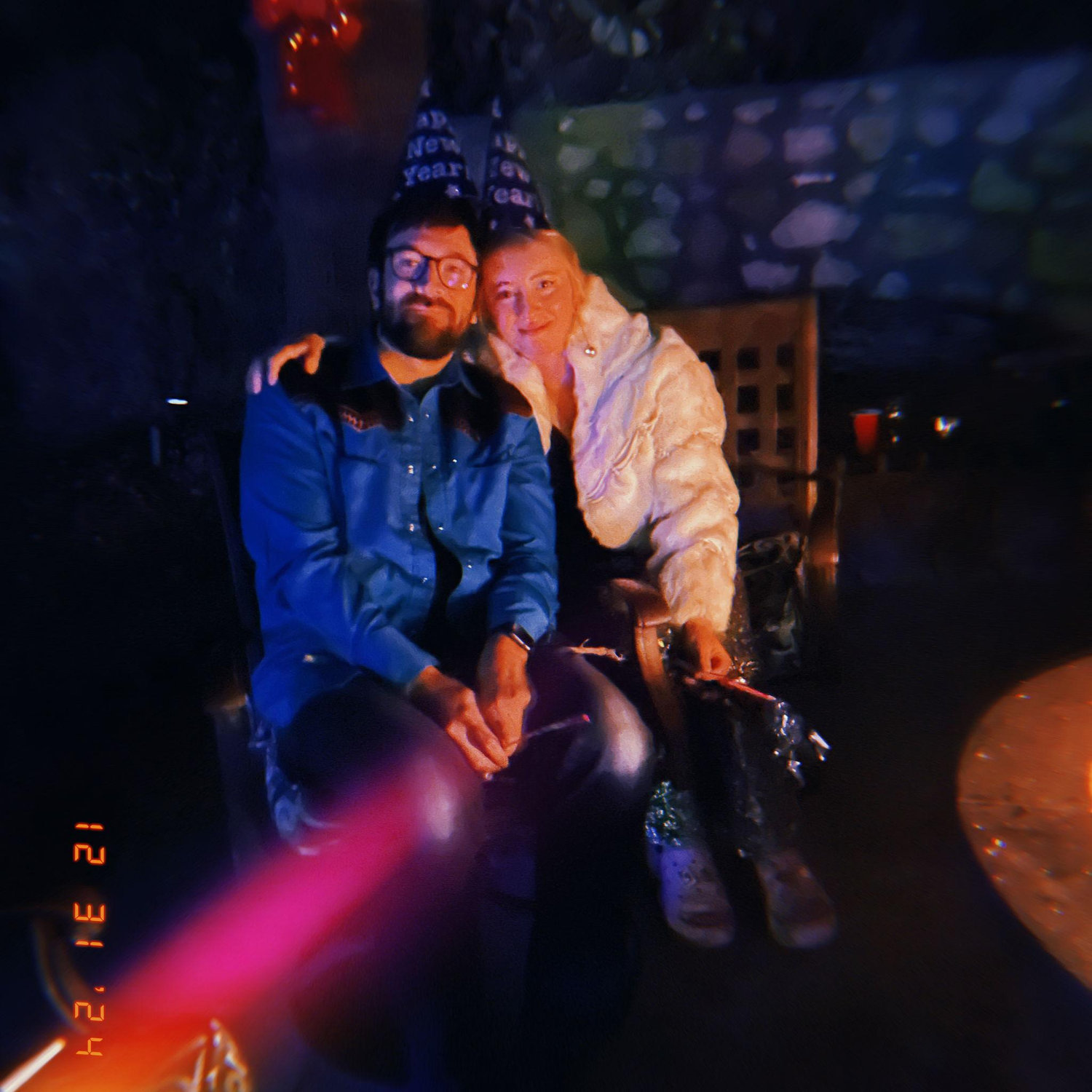 New Year's Eve at the Marino house is very special to us, it is the first place Jesus said "I love you" (and Bianca said it back)