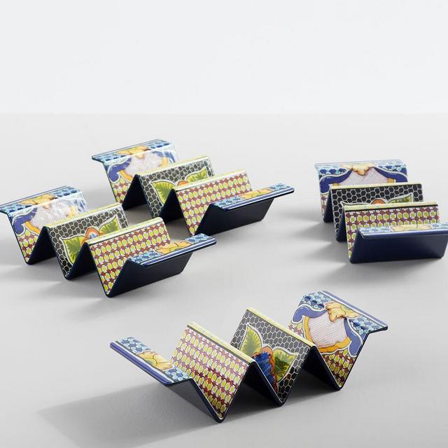 Del Sol Melamine Taco Holders, Set of 4