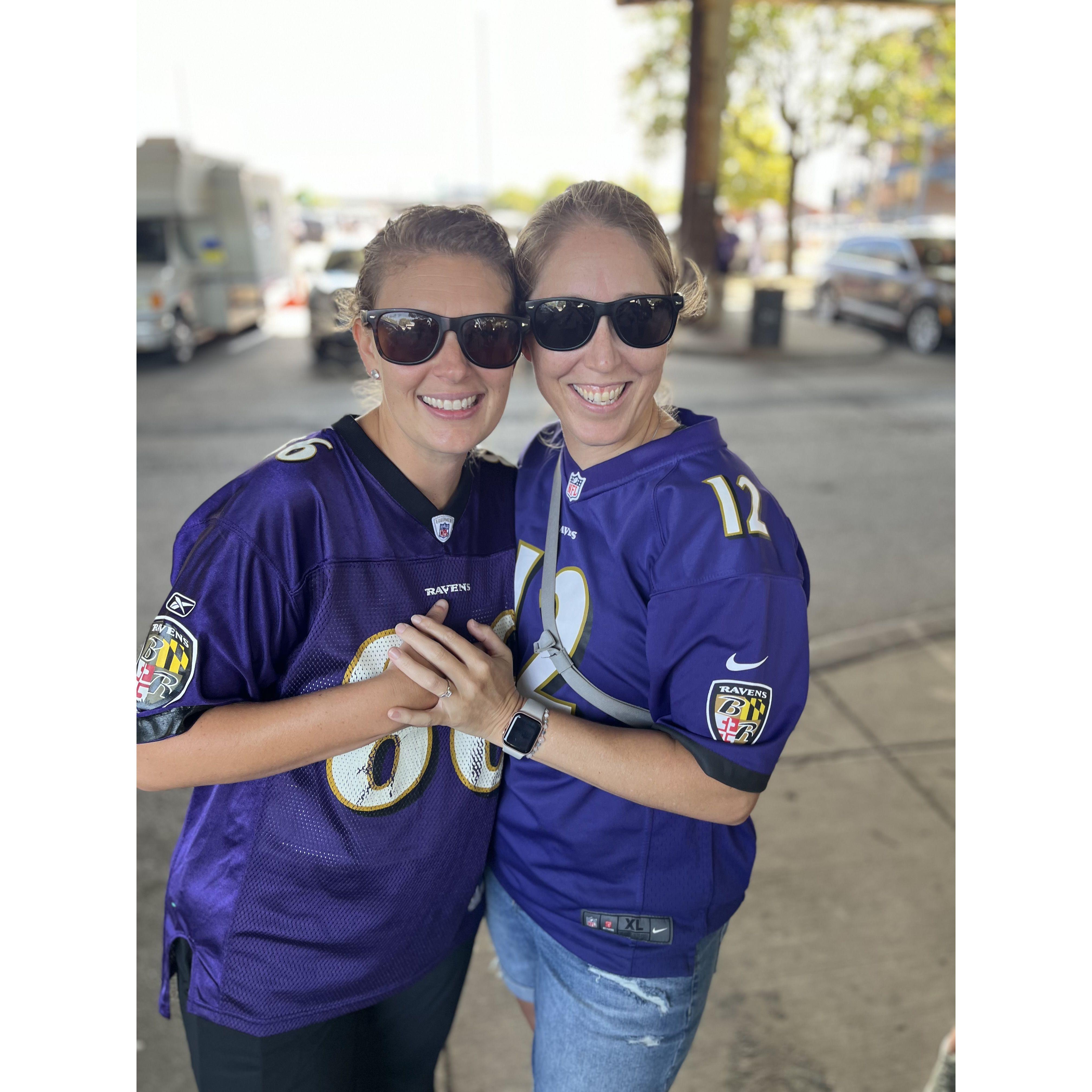 First game day as an engaged couple!
