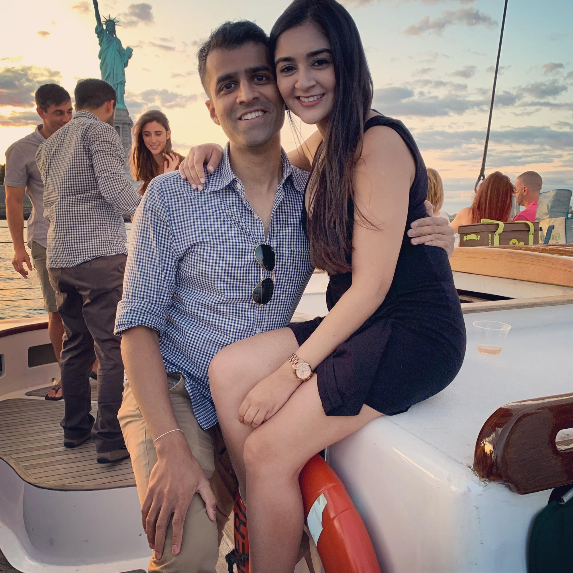 Sunset yacht