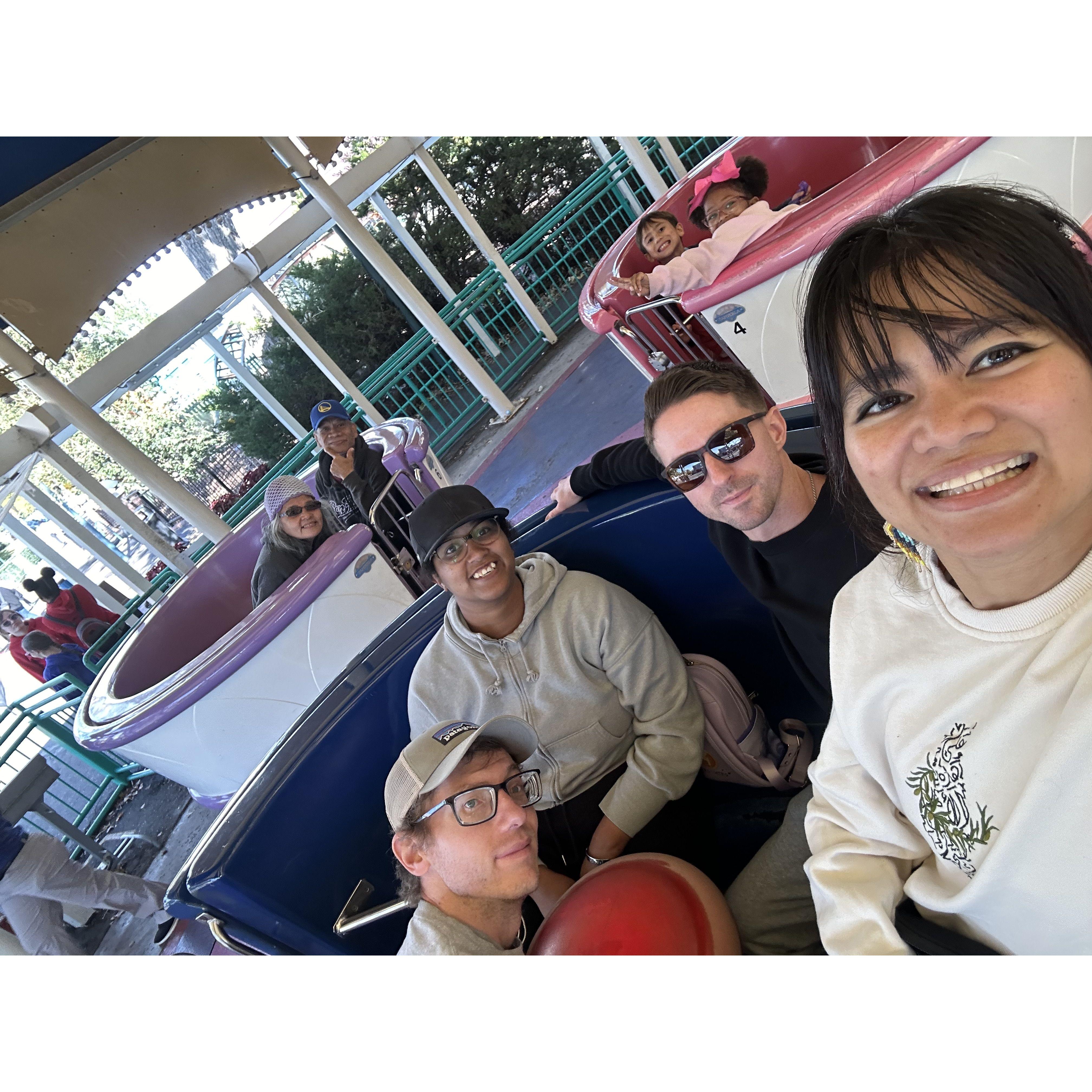 Teacup ride at Elitch