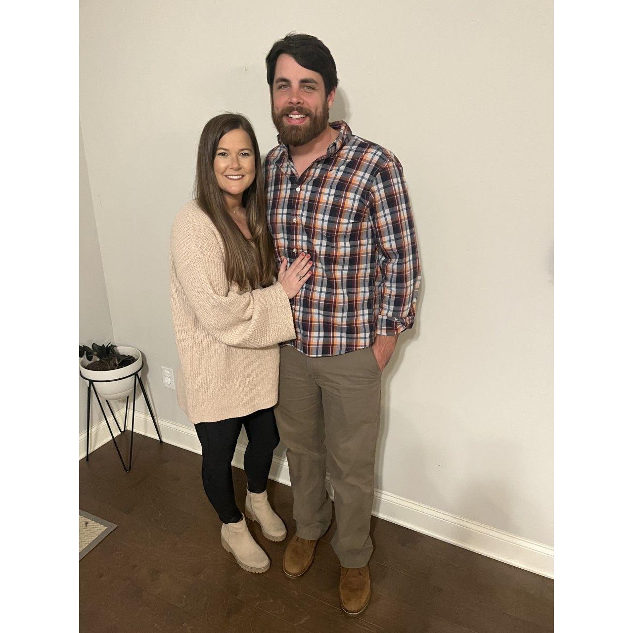 The day before we got engaged.  Last Thanksgiving as a Brannon!
