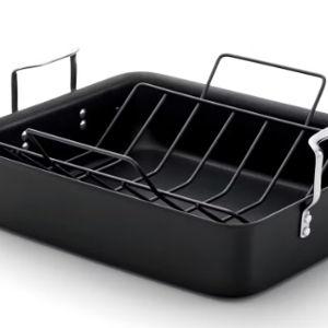 Calphalon® Hard-Anodized Nonstick 16-Inch Roasting Pan with Rack | Calphalon