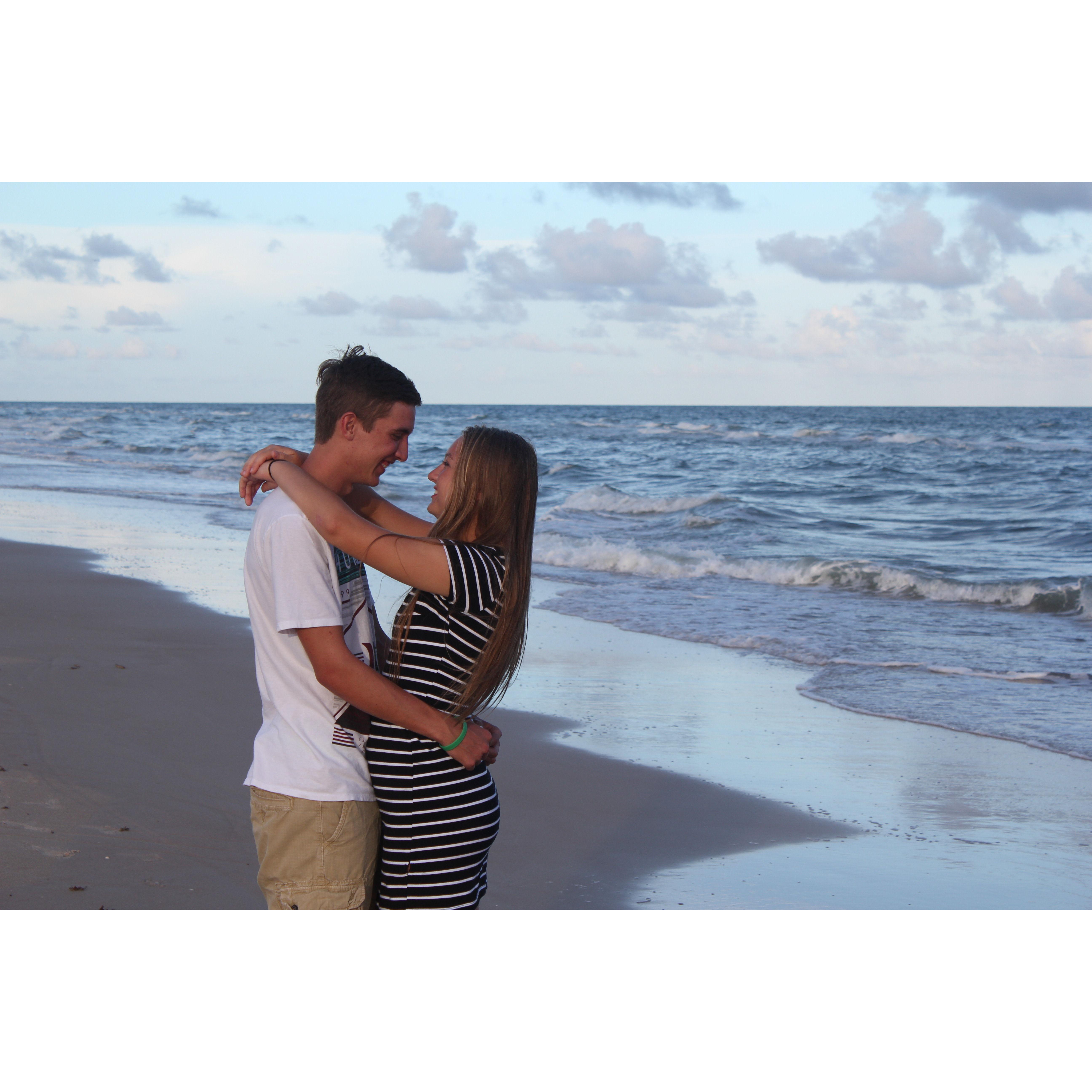 Our first trip together to the island - 2016